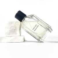 Meilleure vente vaporisateur de brume bouteille d'huile essentielle bouteille de parfum vide 100ml bouteille de parfum de luxe transparente emballage en verre