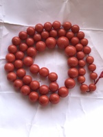 Perles de corail italiennes en forme ronde et lisse, perles 100% naturelles de qualité supérieure, taille 8-10mm, offre spéciale