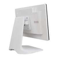 15.6 pouces All One POS Ordinateur I5-4 8G 128G SSD Personnalisé Blanc/Gris Shell Écran Tactile Windows Caisse Enregistreuse Point Vente Système