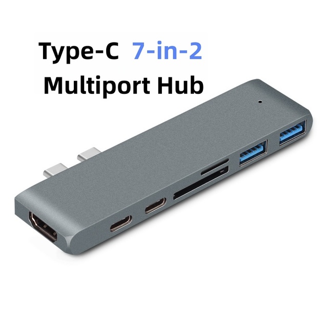 Wholesale 8 in 1 Type-C Multi-port Hub Dock PD 100W SD TF USB 3.0 HDTV 4K30HZ Laptop Docking Station for Mac