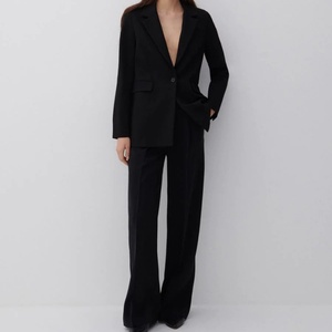 OEM nuevas chaquetas de primavera para las mujeres de un botón de oficina Formal moderno Slim Fit diseñado elegante Blazers mujeres traje Conjunto para las señoras - Product Image 2