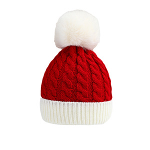Chapeau bébé en tricot pour l'automne et l'hiver, mignon et adorable, coupe-vent, chaud, protection des oreilles, unisexe, chapeau parent-enfant - Product Image 5
