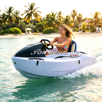 Bateau à réaction miniature 15 kW personnalisé OEM pour sports nautiques en mer, rivière, lac, petite vague, type Go Kart