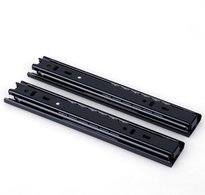Telescopic <b>Drawer</b> Channel Ball Bearing <b>Slide</b> Furniture Hardware telescopic rail correderas Full Extension Rail - Product Image 4