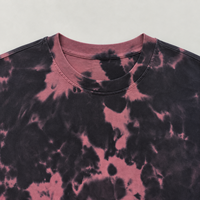 T-shirts Tie-Dye Teint en Pigment Effet Délavé Minéral, 100% Coton Épais, Vierge et Uni, Vente en Gros, Direct Usine