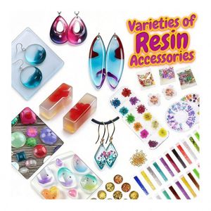 UV <b>Resin</b> Keychain DIY Handmade Hard Crystal <b>Clear</b> Epoxy Fast Curing Silicone Molds MODEL Glitter Foil Tools TOYSRUNNER UVGL128 - Product Image 5