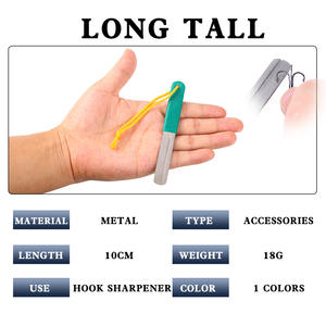 Aiguiseur d'hameçons pour la pêche à la mouche, lime diamantée de 10 cm, outil de pêche en métal, accessoire pour la pêche à la mouche - Product Image 3