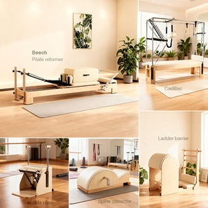 Reformer de Pilates YOZOE YP008 de Madera de Arce Blanco, Escalera de Madera para el Hogar, Equipo de Entrenamiento de Yoga, Ejercicio, Estiramiento y Fitness, 3 Años de Garantía - Product Image 1