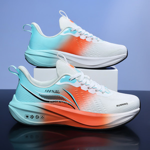 Zapatillas Deportivas Transpirables con Cordones, Ligeras y Acolchadas, con Degradado de Color, Logotipo Personalizado Bordado, para Uso Diario - Product Image 5