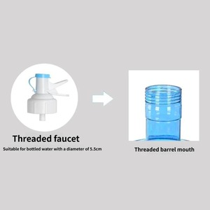 Distributeur d'eau inversé pratique, support universel inversé pour bouteilles d'eau avec bec verseur, distributeur d'eau simple - Product Image 5
