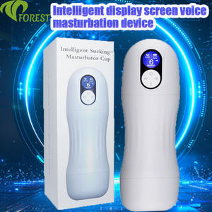 TT FOREST TPE-Material Elektrischer Männlicher Heiz-Masturbationsbecher mit Kraftvoller Saugvibration LED-Anzeige und <span class=keywords><strong>Vagina</strong></span>-Simulation - Product Image 2