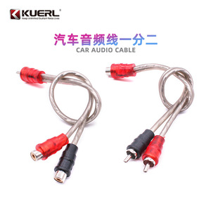 สายสัญญาณเสียง KUERL แบบ RCA ตัวผู้ต่อกับตัวเมีย ตัวนำทองแดง หุ้มฉนวน PVC สำหรับการเชื่อมต่อเสียงและวิดีโอ - Product Image 5