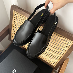 Flats à Bride Arrière pour Femme, Mocassins à Bout Rond Fermé, Escarpins à Enfiler à Talon Bas, Chaussures de Ville Décontractées de Bureau, <span class=keywords><strong>Mules</strong></span> pour Dame - Product Image 1
