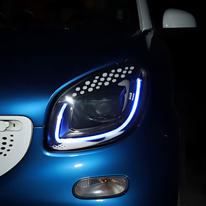 ชุดไฟหน้ารถยนต์สำหรับ <span class=keywords><strong>Smart</strong></span> 453 W451 W452 ปี 2015-2019 รุ่นดัดแปลงสไตล์ Gypsophila อุปกรณ์เสริมไฟหน้ารถยนต์แบบ LED เลนส์สองชั้น - Product Image 4