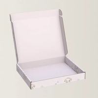 Boîte d'expédition en carton ondulé rose kawaii écologique personnalisée avec fermeture magnétique et doublure en éponge |   Revêtement UV avec motif de chiot mignon |   Personnalisé