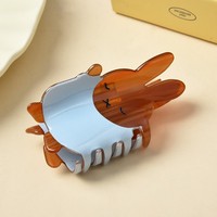 DOWELL accessoires de cheveux nouveau mignon petit lapin blanc pince à cheveux dessin animé Animal griffe pince acétate doux cheveux griffe