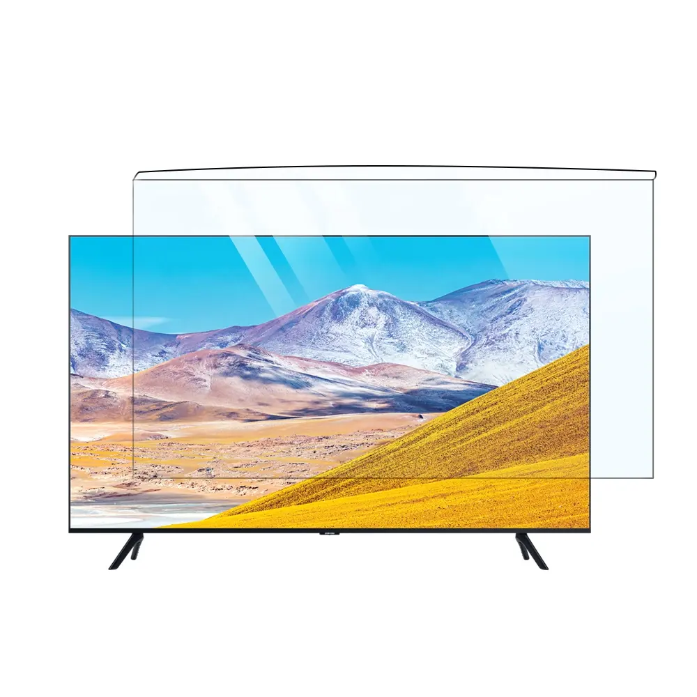 Anti Uv Clear View 3h Dureza Material Acrílico Tipo de Suspensão Fácil Instalação Protetor De Tela Para Smart Led Tv 60 Polegadas