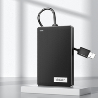 Disco duro mecánico de lectura y escritura de alta velocidad con interfaz USB 3,0 portátil directo de fábrica con caja de plástico Venta directa
