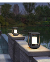 Lampe de poteau LED étanche IP65 10W blanc chaud pour aménagement paysager, base E27, pour jardin, Ra90, AC85-265V, garantie 3 ans, DSLUX D160*H230mm