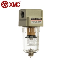 Filtros de Aire Neumáticos XMC AF2000-02 G1/4'' para Pistola de Pulverización y Línea de Aire Comprimido, Ensamblaje de Filtro Tipo Tazón