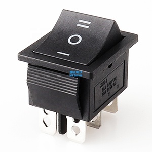 Mini Interruptor Basculante Negro <span class=keywords><strong>de</strong></span> Encendido-Apagado-Encendido, 3/6 Pines, CA 6A/250V 10A/125V, Uso Industrial con Certificación CQC - Product Image 2