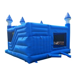 Château gonflable d'hiver bleu neige et <span class=keywords><strong>glace</strong></span> pour enfants, idéal pour les jeux en extérieur - Product Image 2