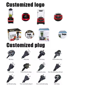 थोक कारखाने मूल्य बहुक्रियाशील खाद्य प्रक्रिया स्टेनलेस स्टील उच्च गति घरेलू टेबल मिक्सर ब्लेंडर kb02016 - Product Image 5