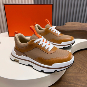 Chaussures décontractées pour hommes de style rétro en cuir de vache véritable, design italien, respirantes, confortables, à lacets, souples, pour un usage quotidien et les vacances - Product Image 6