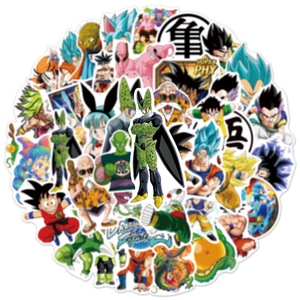 动漫DBZ笔记本吉他手提箱防水涂鸦卡通贴纸50件/包 - Product Image 1