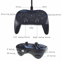 Manette de jeu filaire classique, ghz, pour nintendo Wiies, contrôleur de jeu