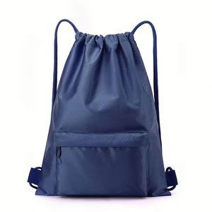 Bolsa con Cordón de Poliéster Multifuncional Colorida con Logotipo Personalizado, Bolsa con Cordón y Cremallera para Gimnasio, Regalo Promocional para Aficionados al Fútbol - Product Image 3