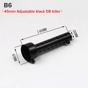 Silencieux d'échappement universel pour moto 35mm 42mm 45mm 48mm 60mm <span class=keywords><strong>DB</strong></span> <span class=keywords><strong>Killer</strong></span> en acier inoxydable - Product Image 5