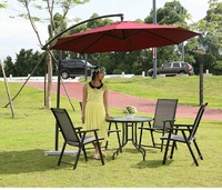Parapluie pour table extérieure, résistant, de jardin, patio, portable, à vendre, banane, mobilier de plage, 2.7m, 9 pieds