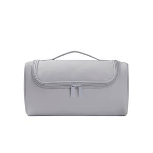 Bolsa Organizadora de Maquillaje de Viaje, Portátil, Duradera y de Gran Capacidad para Mujer, con Logotipo Personalizado, de PU, Estilo Étereo, para Cosméticos y Artículos de Aseo - Product Image 4