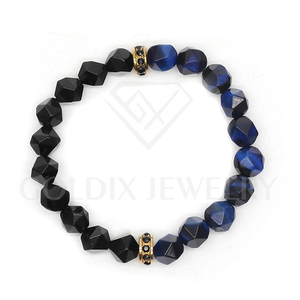 Bijoux Goldix Vente en gros Bracelets de yoga en cristal d'agate à facettes 6/8mm Bracelets de perles en <span class=keywords><strong>pierre</strong></span> de 7 chakras pour cadeaux - Product Image 2