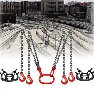 Tali penjepit pengangkat Drum minyak, peralatan penanganan Drum minyak dengan alat pengangkat tali kawat Sling kekuatan tinggi - Product Image 3