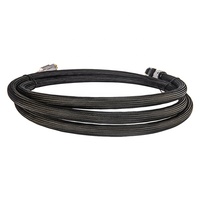 Cable de Comunicación de Alta Velocidad Cat8 de 40G y 2000MHz, 40 Gbps, Preensamblado, con Malla de Nailon, Conectores RJ45 Preterminados para Campo