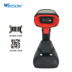 Escáner de Código de Barras Inalámbrico 2D 1D Portátil, Lector de Códigos QR para Tiendas, Supermercados, Almacenes e Inventario - Product Image 1