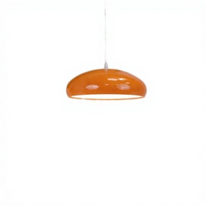 Lampada a Sospensione Moderna Italiana, <span class=keywords><strong>Lampadario</strong></span> Nordico in Ferro E27, Lampada Minimalista <span class=keywords><strong>Arancione</strong></span> Bianco Caldo per Ristorante, Bar, Caffè, Ufficio - Product Image 2