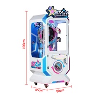 Machine à pinces de type Grande Roue, Mini machine à pinces de jeu personnalisée pour 1 joueur avec monnayeur, Mini machine à prix