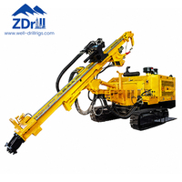 Foreuse à circulation inversée entièrement hydraulique mobile pour l'exploration minière et l'échantillonnage de roches