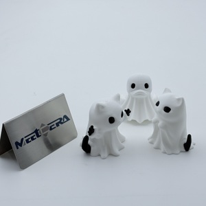 Tendencia 2025: Adorno Felino Fantasmal de Halloween Impreso en 3D con PLA, Escultura Macabra para una Atmósfera Espeluznante - Meetcera MC-3D01-250206 - Product Image 5