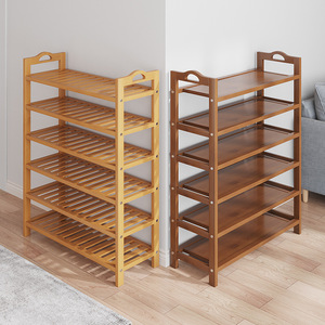 無垢材シンプルシューズラック 家庭用玄関寝室卸売寮収納キャビネット 靴収納用 - Product Image 3