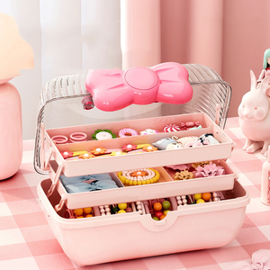 Schattige Bureau <span class=keywords><strong>Organizer</strong></span> <span class=keywords><strong>Kids</strong></span> & Tiener Opslag Haaraccessoires Doos Opbergdoos Kinderen Opbergdoos - Product Image 4