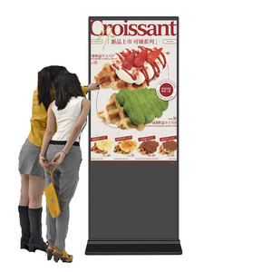Affichages numériques 49/55 pouces, panneau publicitaire autoportant, écran LCD pour menu, affichage vidéo intérieur avec CE/FCC - Product Image 6