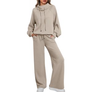 ชุดลำลองผู้หญิง Automet 2025 สำหรับฤดูใบไม้ร่วง ไซส์ XXS/XS/XL เสื้อสเวตเชิ้ตแบบมีเชือกผูก กางเกงขายาวทรงกว้าง แฟชั่นฤดูใบไม้ร่วง 2025 ชุดวอร์ม - Product Image 4