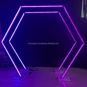 ไฟ LED ห้าแฉกตกแต่งพื้นหลังซุ้มของตกแต่งงานแต่งงานงานปาร์ตี้อีเว้นท์ตกแต่งฉาก - Product Image 5