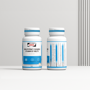 Tabletas Masticables de Vitamina D3 de Alta Potencia, Suplemento Diario para la Deficiencia de Vitamina <span class=keywords><strong>D</strong></span>, Venta al Por Mayor, Fórmula Personalizada, Stock Constante - Product Image 5