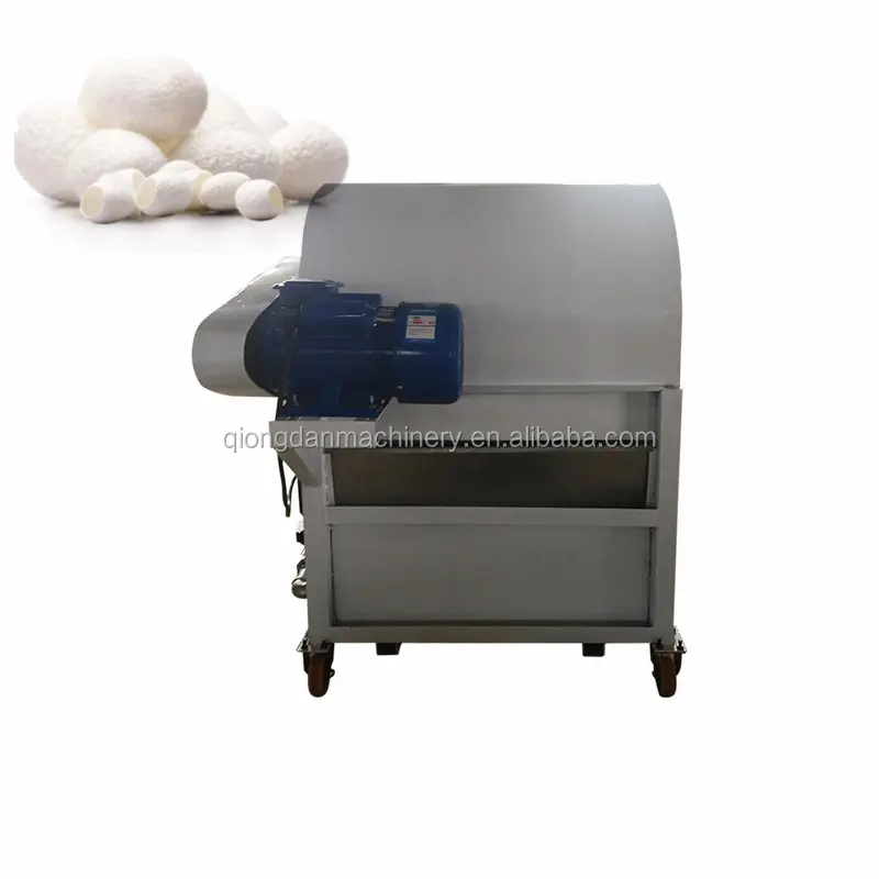 automatic cocoon silk opening machine silk worm reeling machine to make silk quilt