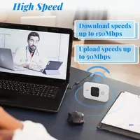 Appareil de point d'accès mobile 4G LTE Routeurs de voyage portables Routeur de point d'accès débloqué par carte SIM